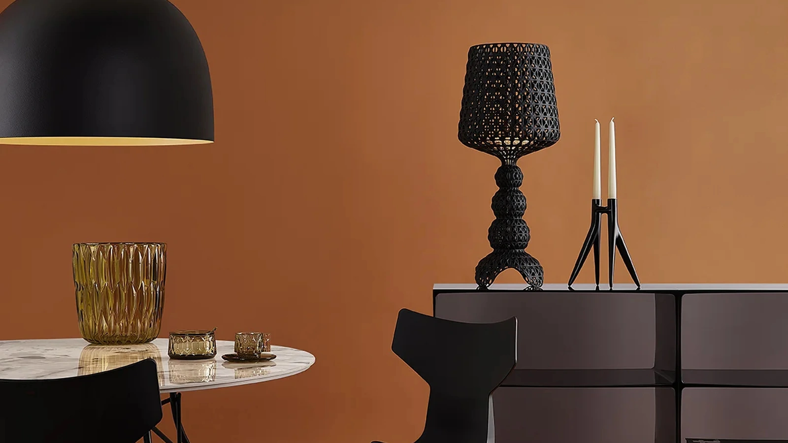 Sedia impilabile Re Chair di Kartell