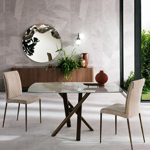 Sedia Isabel Flex in econabuk di Riflessi