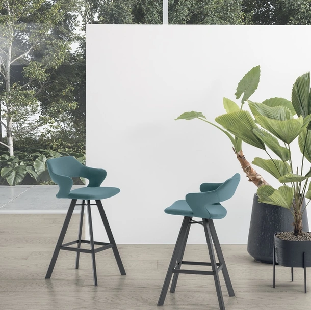 Sgabello regolabile in altezza Seattle di Target Point