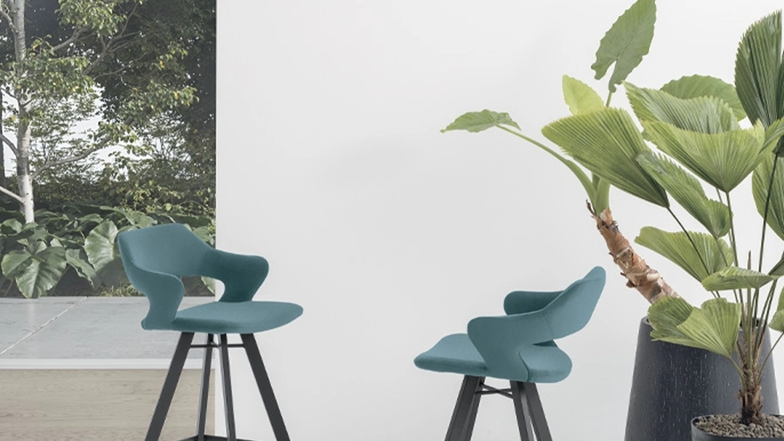 Sgabello regolabile in altezza Seattle di Target Point