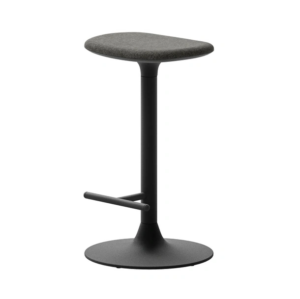 Sgabello Spool in tessuto con struttura in metallo di Veneta Cucine