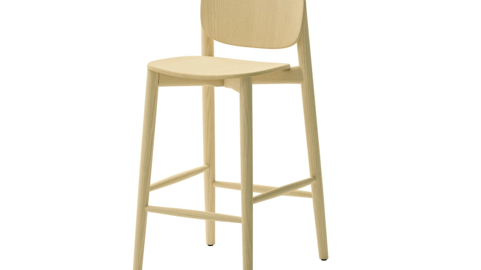 Sgabello Suomi in frassino di Veneta Cucine