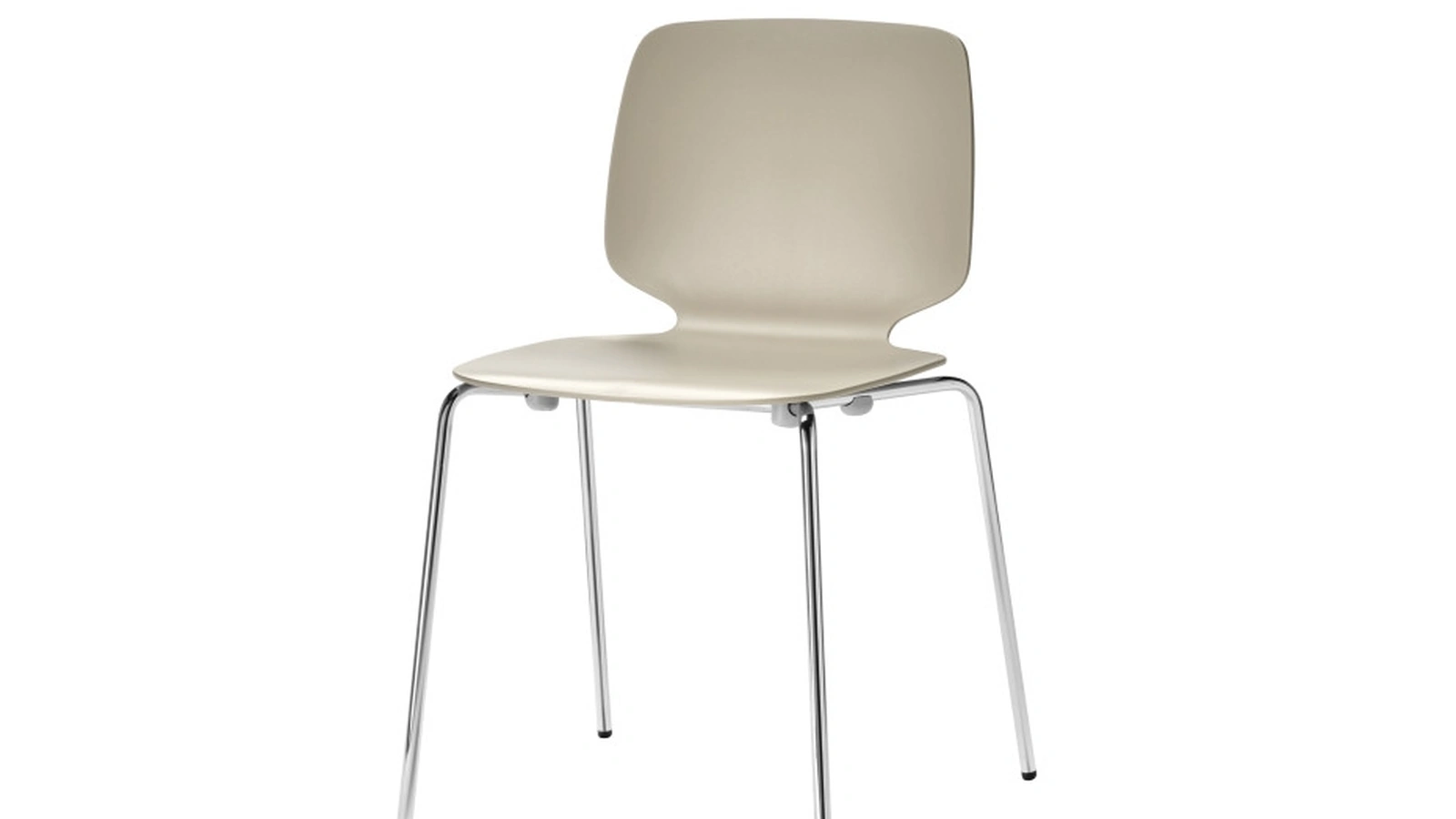 Sedia impilabile Babila con scocca in tecnopolimero e struttura in metallo di Veneta Cucine