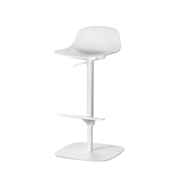 Sgabello girevole e regolabile Virgola Updown in tecnopolimero di Veneta Cucine