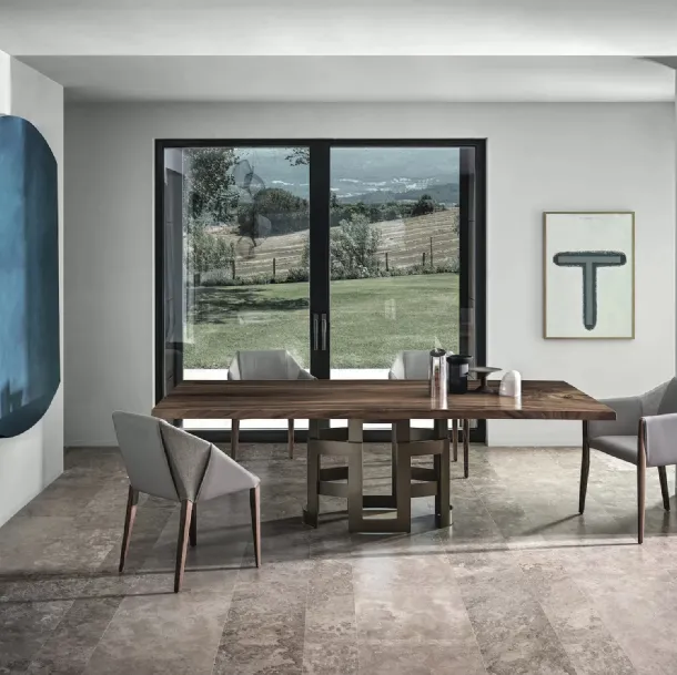 Sedia in tessuto Nova di Riflessi