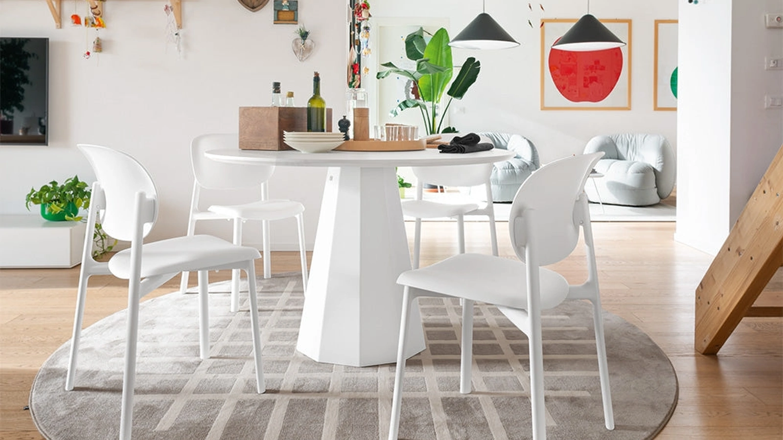 Tavolo rotondo Dix di Connubia