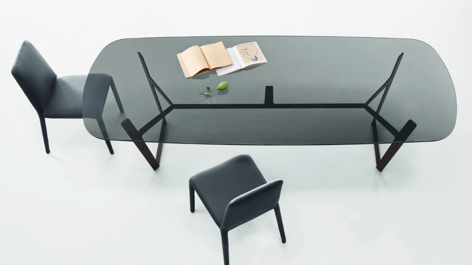 Tavolo Obi in Vetro di Sangiacomo