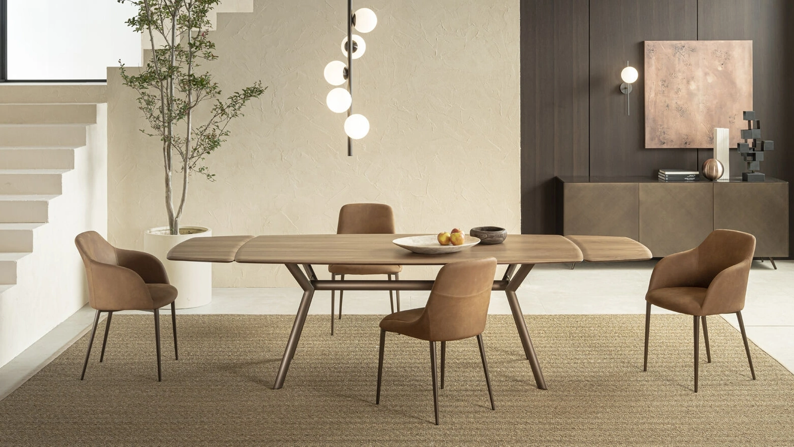 Tavolo allungabile Paradise in legno di Riflessi