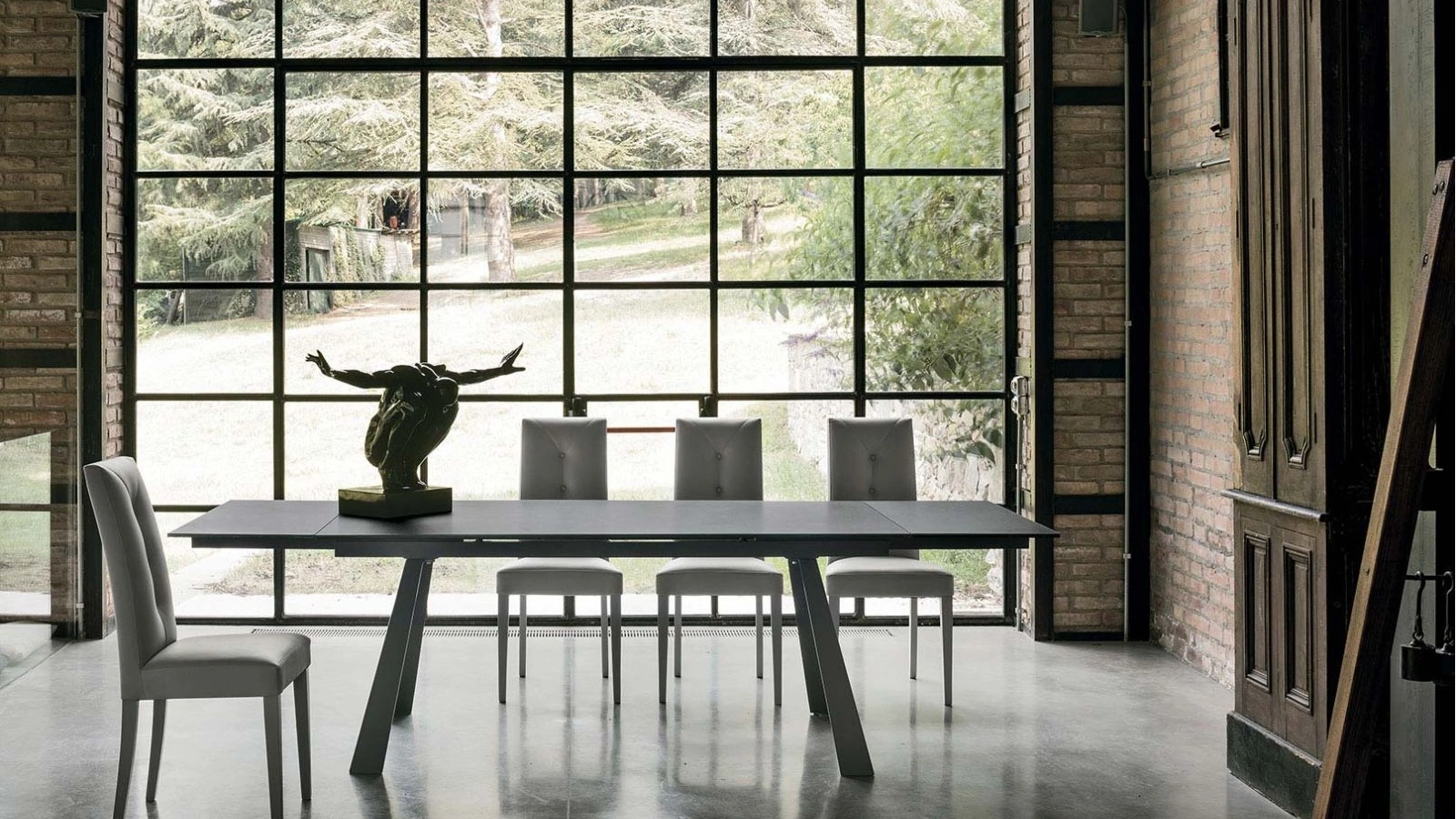 Tavolo allungabile Ponente in gres porcellanato di Target Point