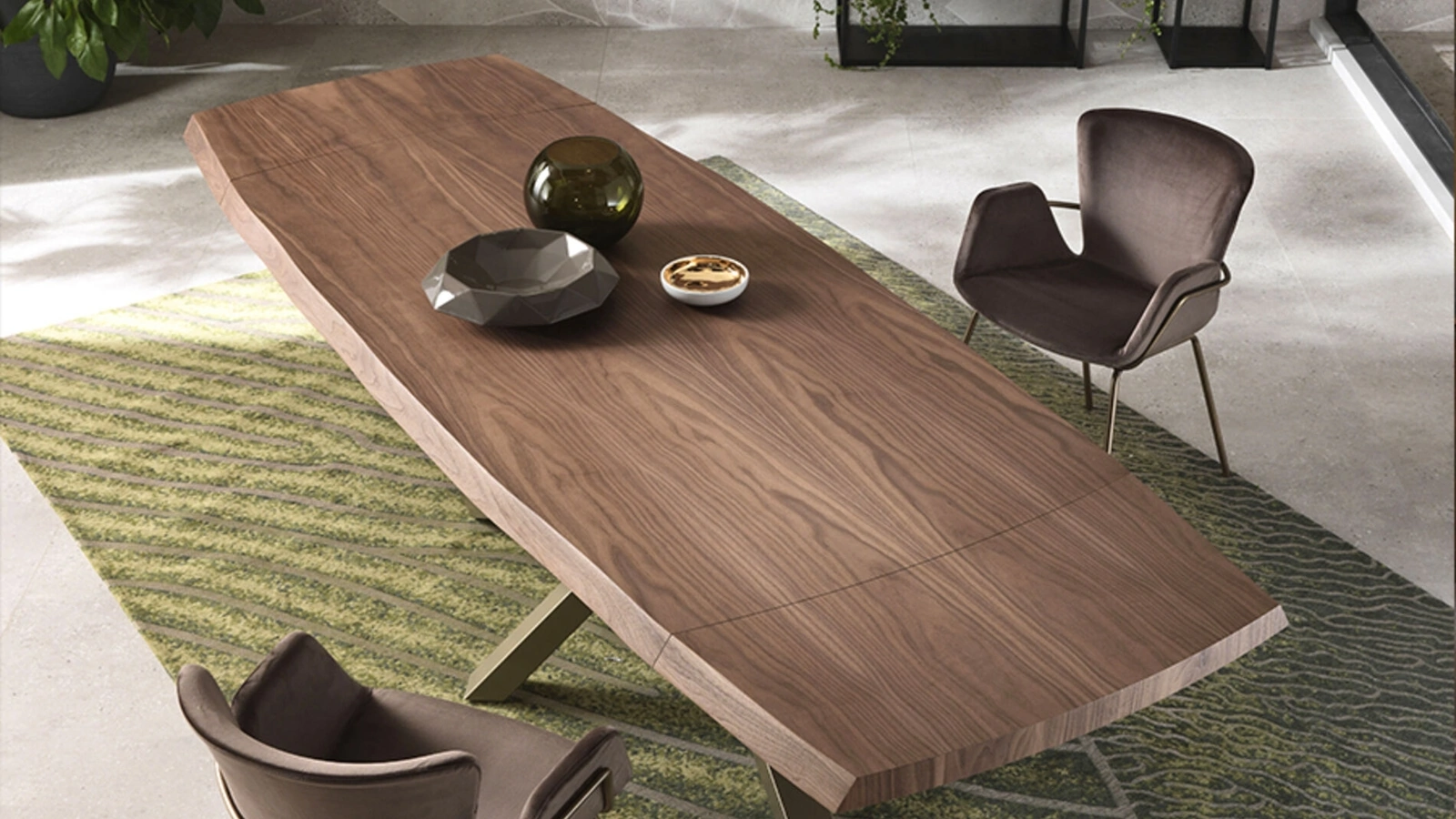 Tavolo allungabile in legno Shangai di Riflessi