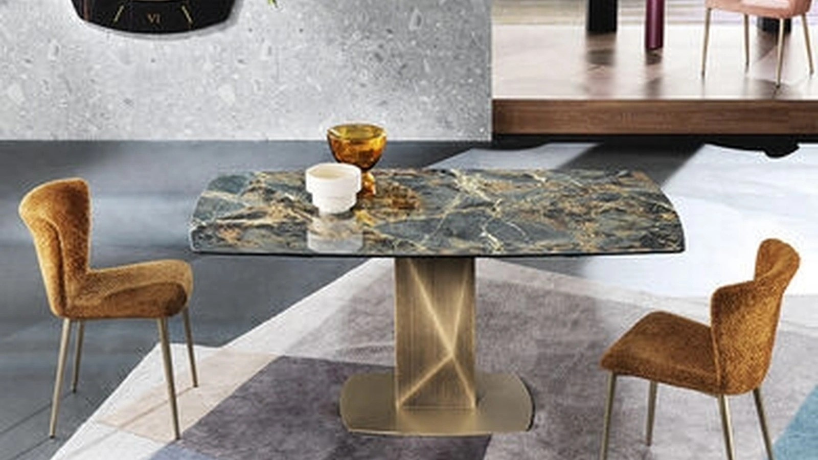 Tavolo Sabino in ceramica di Riflessi