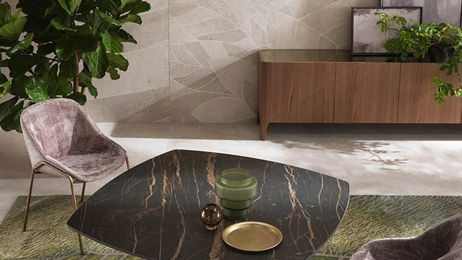 Tavolo allungabile Shangai Square con top in ceramica e base in alluminio verniciato di Riflessi