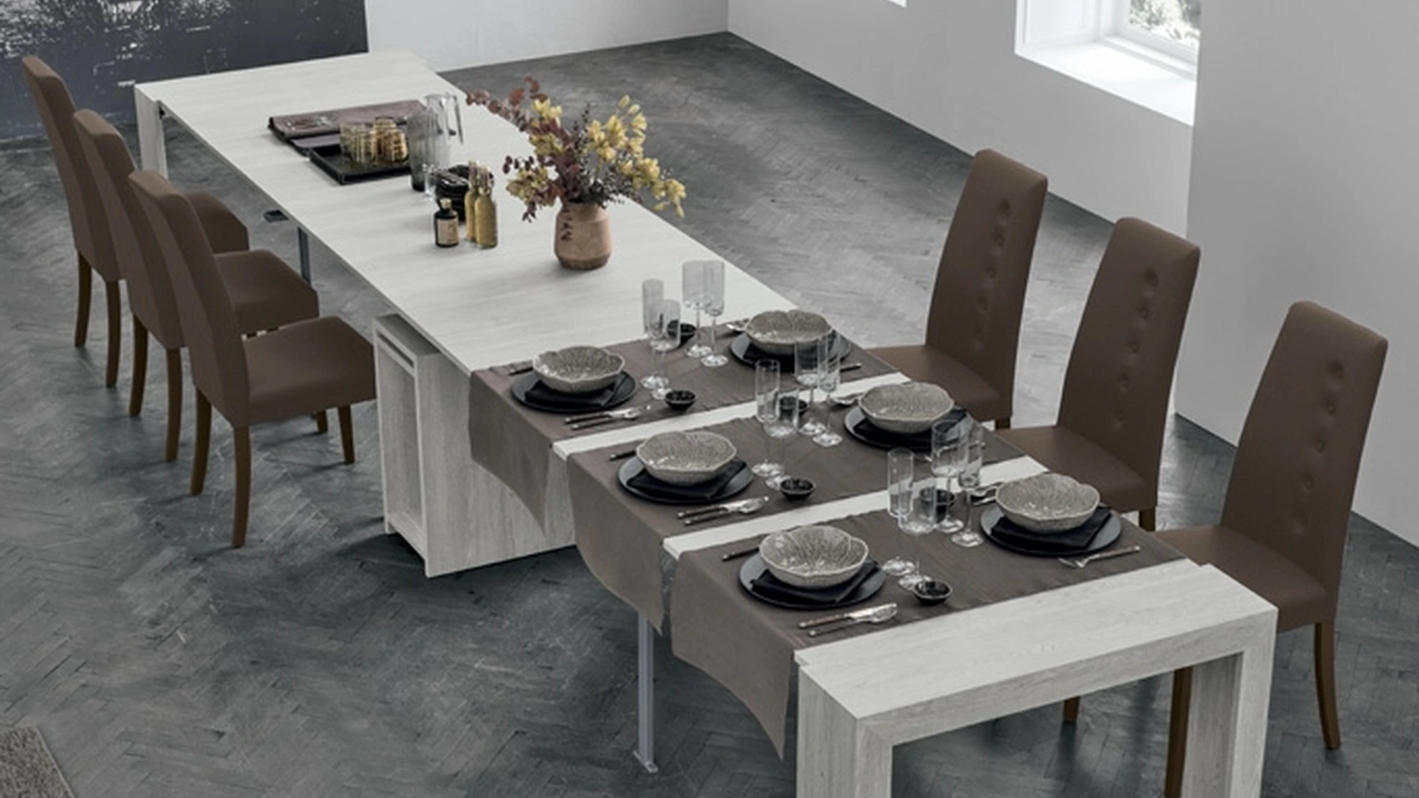 Tavolo Consolle allungabile Pandora di Target Point