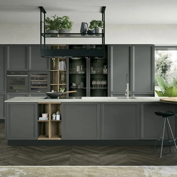 Cucina Classica con isola Bellaria 01 di Forma Cucine