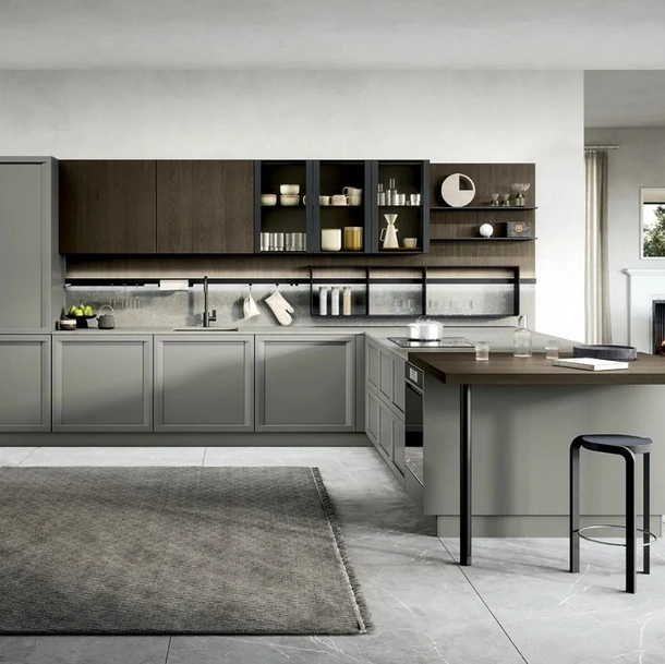 Cucina Classica con penisola Bellaria 02 di Forma Cucine