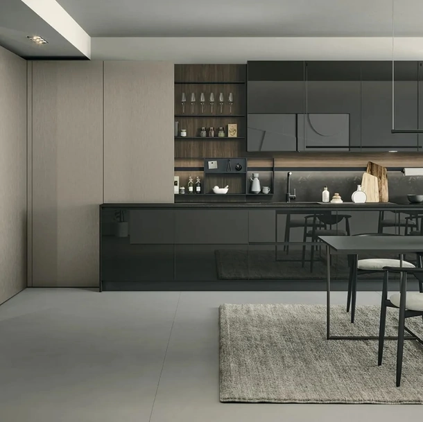 Cucina Moderna lineare Aria Tech 01 di Forma Cucine