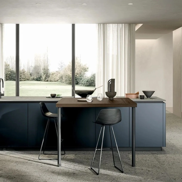 Cucina Moderna con isola Aria Tech 03 di Forma Cucine