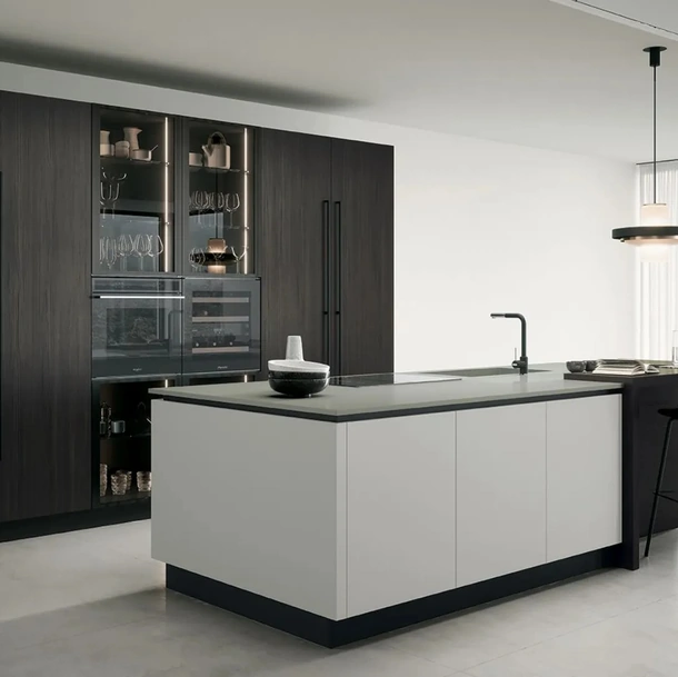 Cucina Moderna con isola Colibrì 03 di Forma Cucine