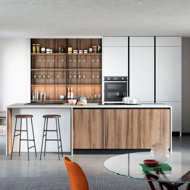 Cucina Moderna con isola Colibrì 06 di Forma Cucine