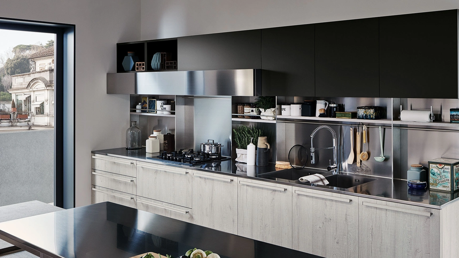 Cucina Moderna lineare Ethica 02 di Veneta Cucine