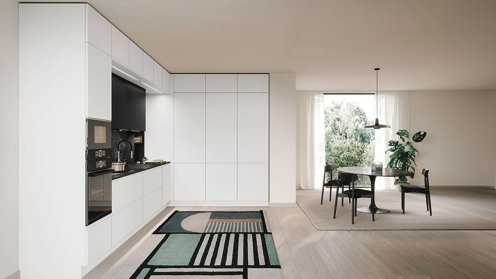 Cucina Moderna angolare Joy 01 di Forma Cucine