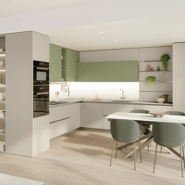 Cucina Moderna angolare Start-Time 01 di Veneta Cucine