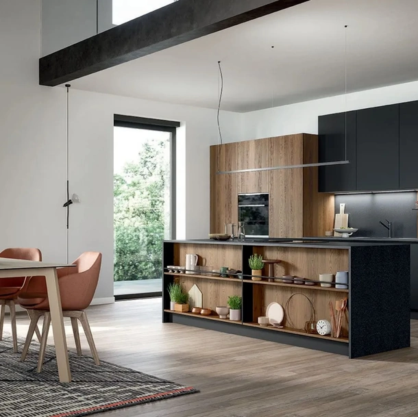Cucina Moderna con isola Trend Linea di Forma Cucine