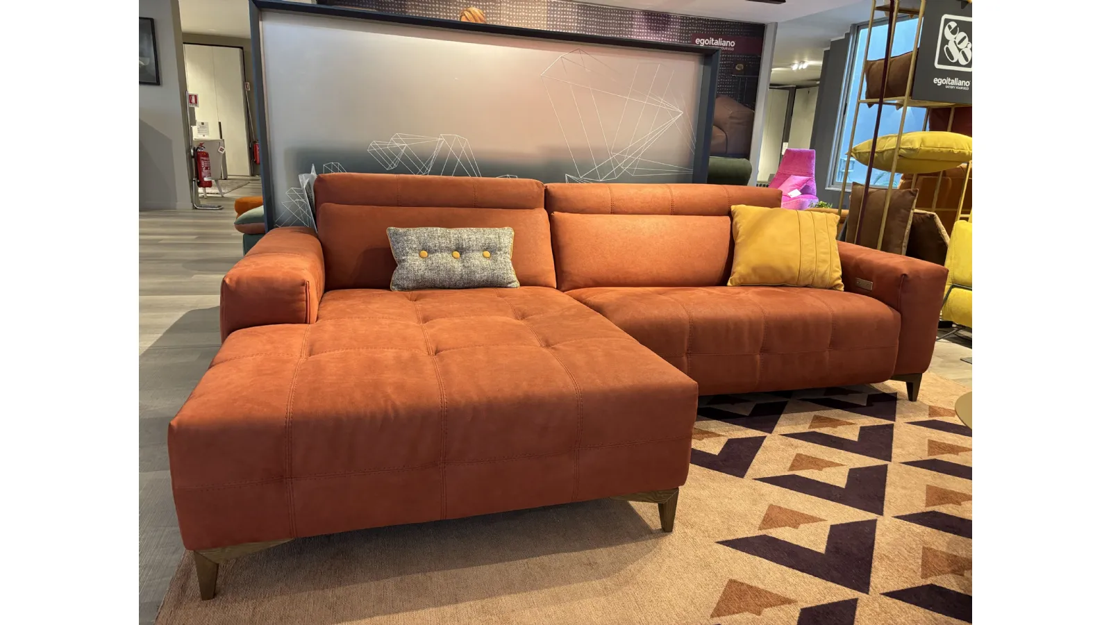 Divano EgoItaliano mod. Tiffany con chaise