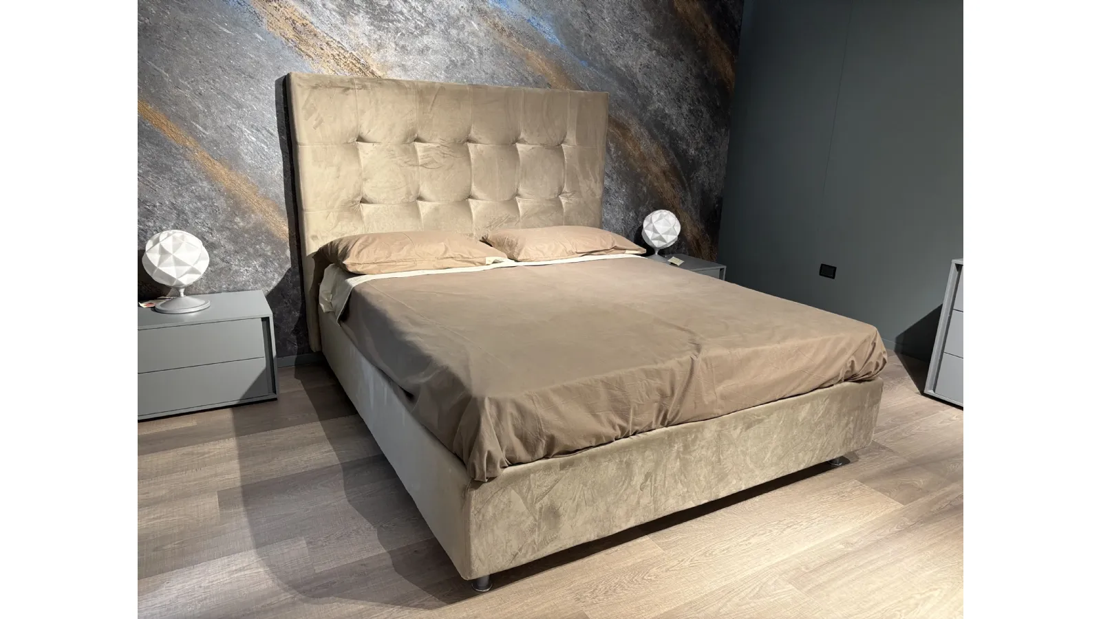 Letto contenitore Bedding Mod. Anna Alto 