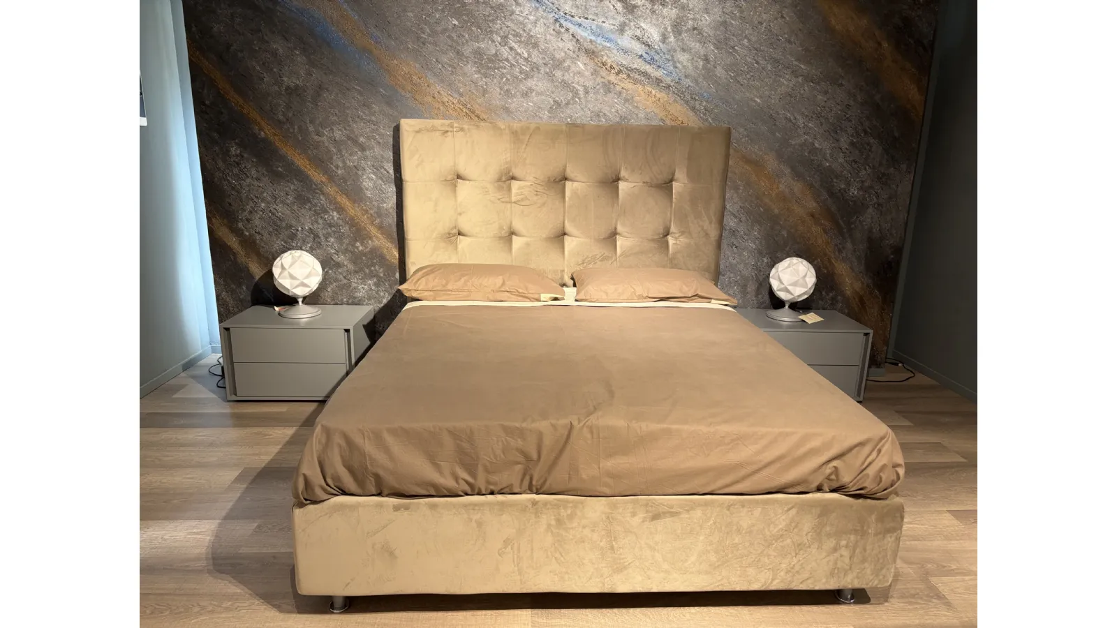 Letto contenitore Bedding Mod. Anna Alto 