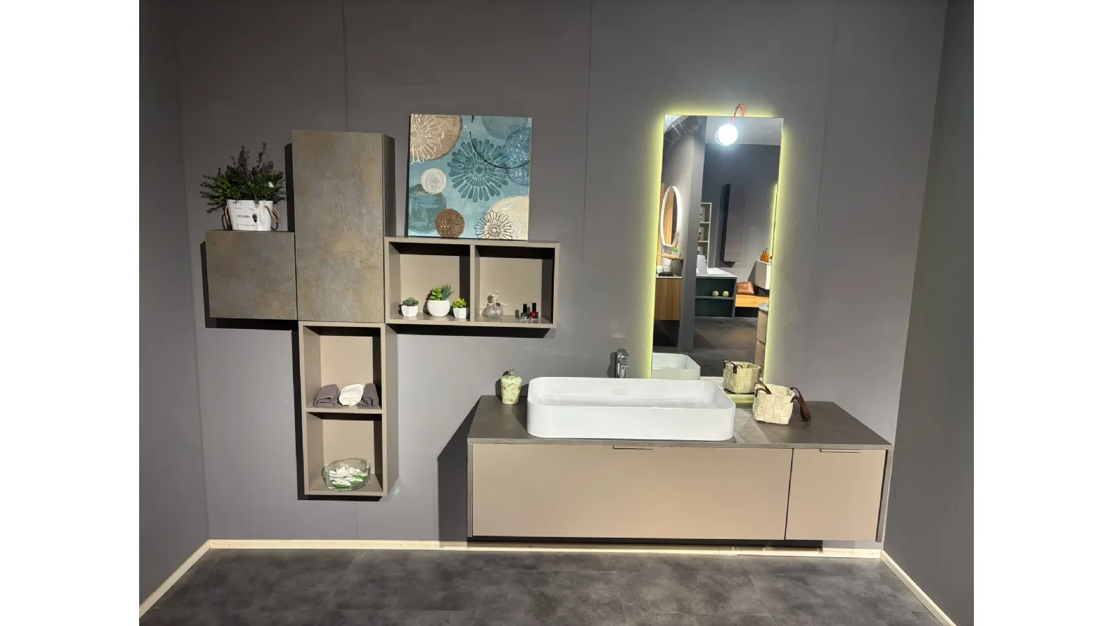 Mobile Bagno Compab mod. K-25 Tortora
