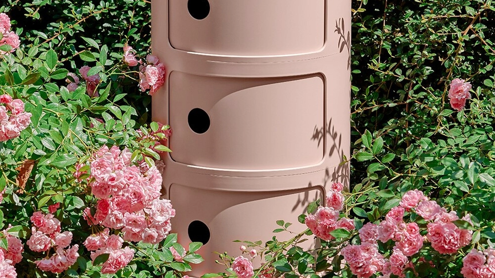 Tavolino contenitore di design Componibili Bio di Kartell