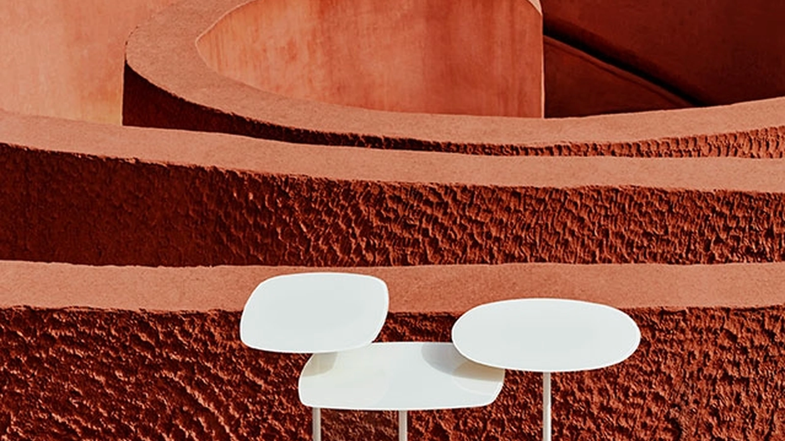 Tavolini Thierry in vetro e metallo di Kartell