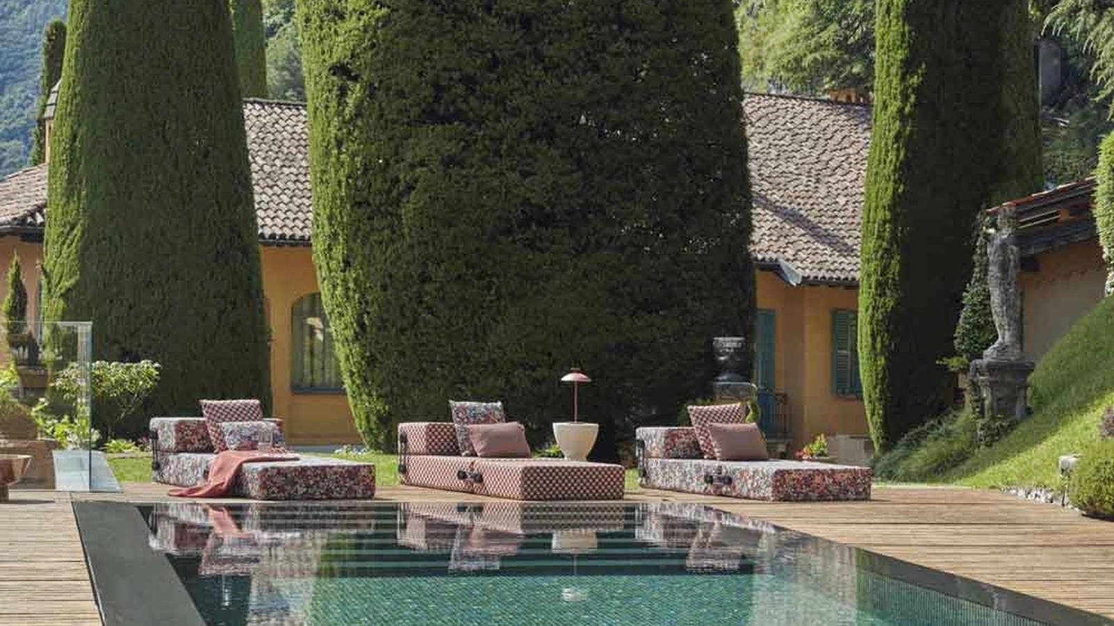 Lettino prendisole in tessuto imbottito Trix Outdoor Liberty di Kartell